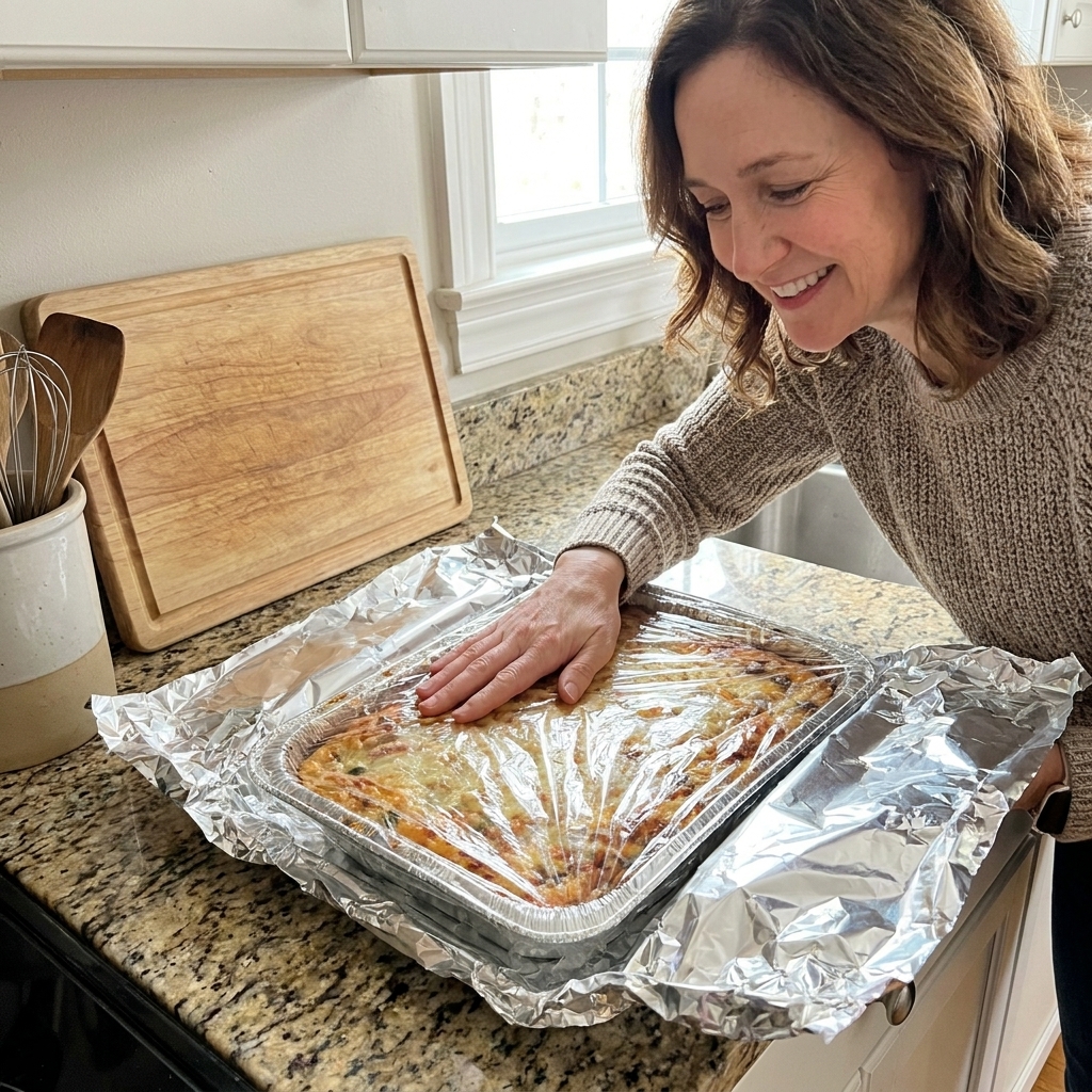 The Double-Wrap Method for Freezer Burn-Proof Casseroles
