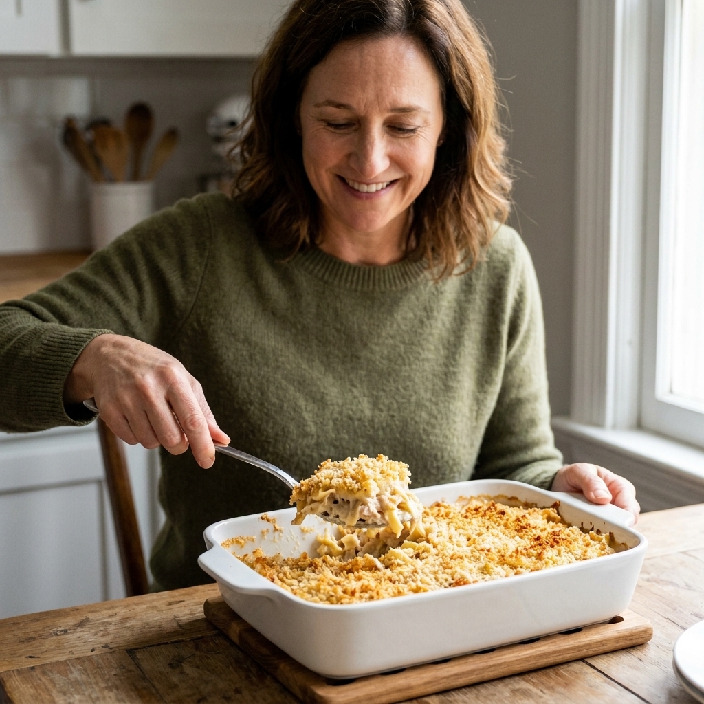 Upgraded Tuna Noodle Casserole