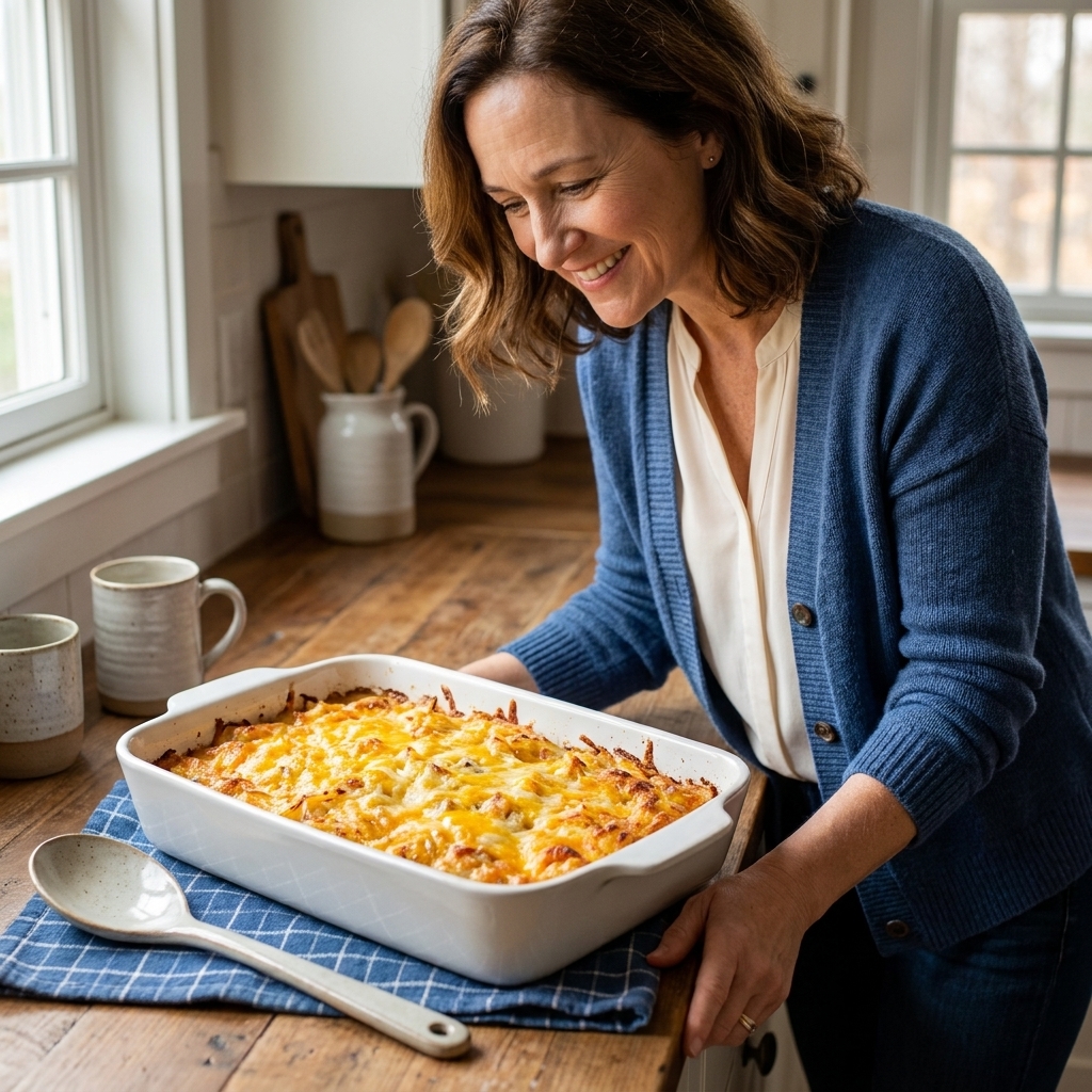 Hash Brown Casserole From Frozen (No Thawing Needed)