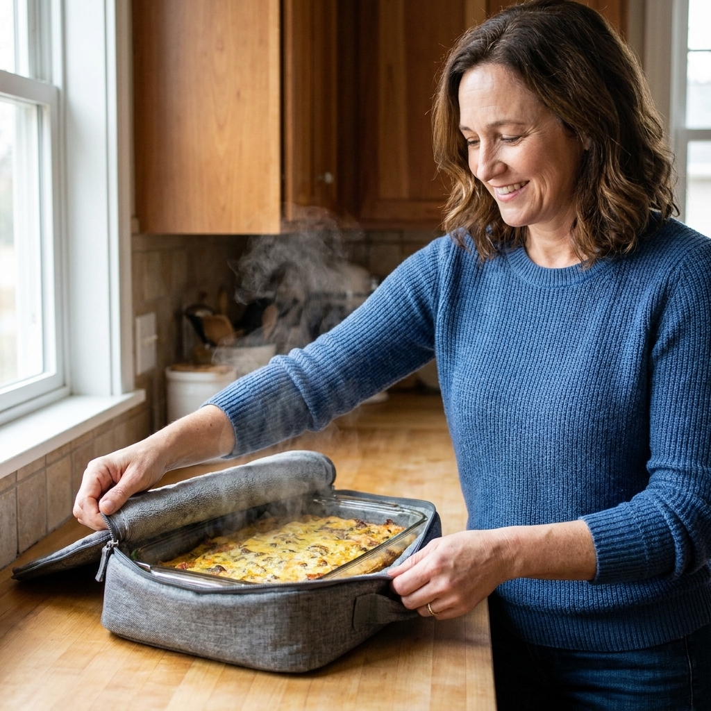 Keeping Brunch Casseroles Warm on the Go